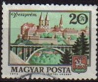 z vendido Hungria 1973 Scott 2200A Sello Paisaje Puente Veszprem usado M-2916 Magyar Posta Ungarn Hungary Hongrie Ungheria Hongarije 